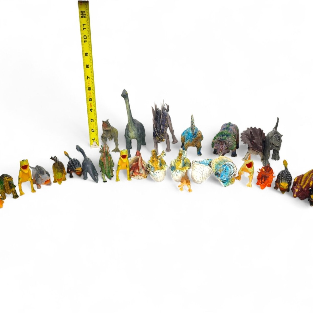 Vintage AAA Hatching Dinosaur Eggs Figure mix  Lot TM Spinosaurus Stegosaurus